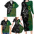 Custom Aotearoa South Africa Rugby Freedom Cup Family Matching Long Sleeve Bodycon Dress and Hawaiian Shirt Kiwi Warriors Haka with King Protea Symbol - Polynesian Pride