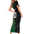 Custom Aotearoa South Africa Rugby Freedom Cup Family Matching Short Sleeve Bodycon Dress and Hawaiian Shirt Kiwi Warriors Haka with King Protea Symbol - Polynesian Pride