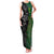 Custom Aotearoa South Africa Rugby Freedom Cup Family Matching Tank Maxi Dress and Hawaiian Shirt Kiwi Warriors Haka with King Protea Symbol - Polynesian Pride
