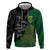 Custom Aotearoa South Africa Rugby Freedom Cup Hoodie Kiwi Warriors Haka with King Protea Symbol - Polynesian Pride