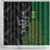 Aotearoa South Africa Rugby Freedom Cup Shower Curtain Kiwi Warriors Haka with King Protea Symbol - Polynesian Pride