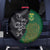 Aotearoa South Africa Rugby Freedom Cup Spare Tire Cover Kiwi Warriors Haka with King Protea Symbol - Polynesian Pride