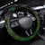 Aotearoa South Africa Rugby Freedom Cup Steering Wheel Cover Kiwi Warriors Haka with King Protea Symbol - Polynesian Pride