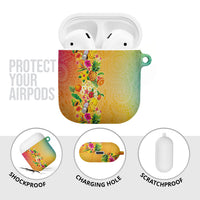 Hawaiian Tropical Fruits and Plants AirPods Case Kakau Pattern Summer Vibe