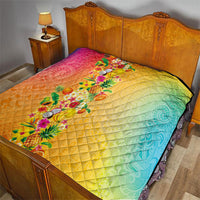 Hawaiian Tropical Fruits and Plants Quilt Kakau Pattern Summer Vibe