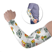 Hawaiian Quilts Arm Sleeves Tropical Fruits and Plants