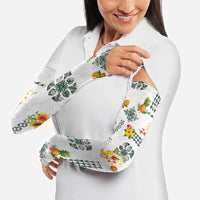Hawaiian Quilts Arm Sleeves Tropical Fruits and Plants
