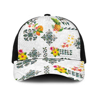 Hawaiian Quilts Baseball Net Cap Tropical Fruits and Plants