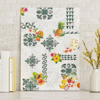 Hawaiian Quilts Canvas Wall Art Tropical Fruits and Plants