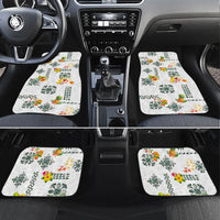 Hawaiian Quilts Car Mats Tropical Fruits and Plants