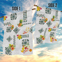 Hawaiian Quilts Garden Flag Tropical Fruits and Plants