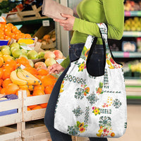 Hawaiian Quilts Grocery Bag Tropical Fruits and Plants