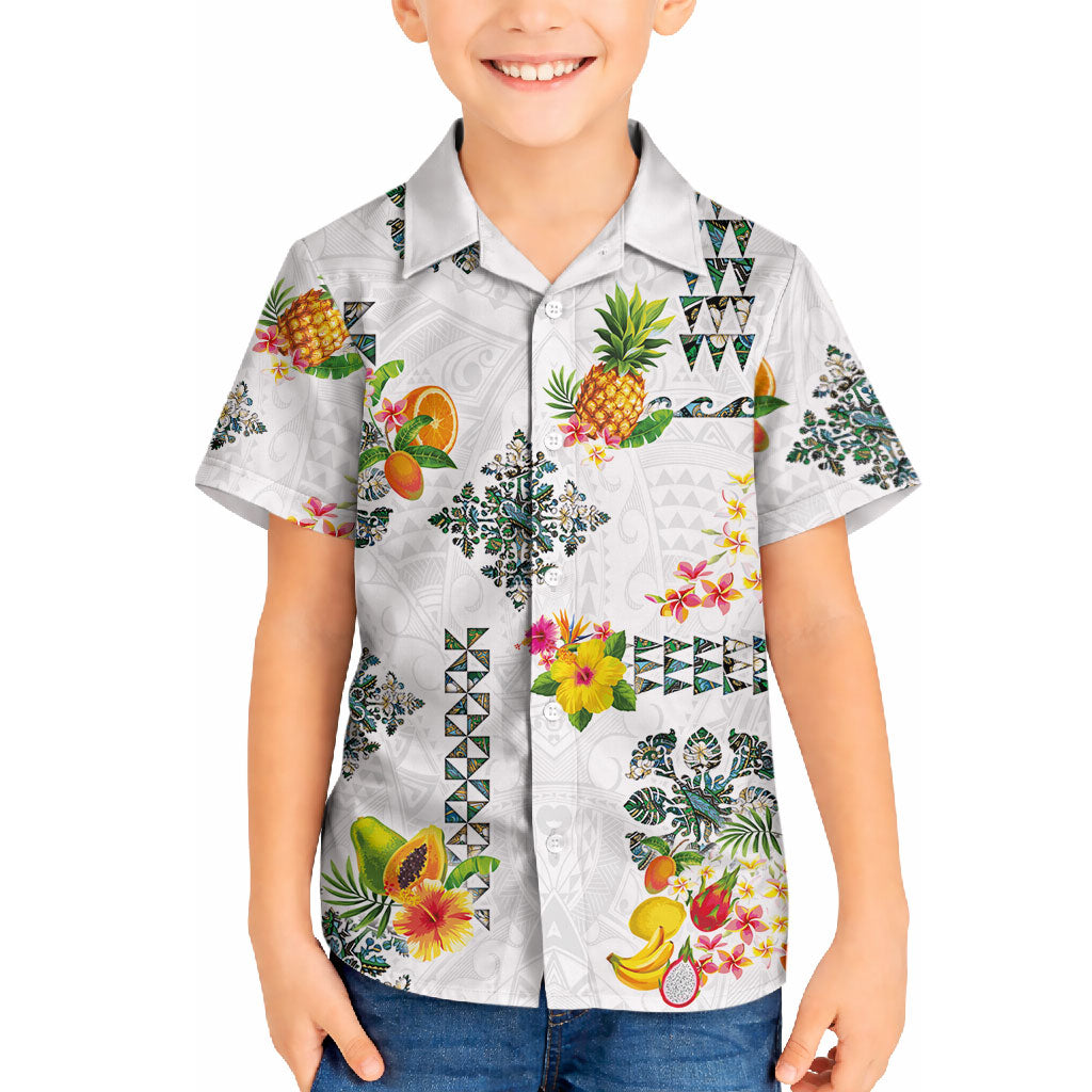 Hawaiian Quilts Hawaiian Shirt Tropical Fruits and Plants