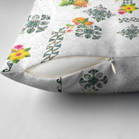 Hawaiian Quilts Pillow Cover Tropical Fruits and Plants