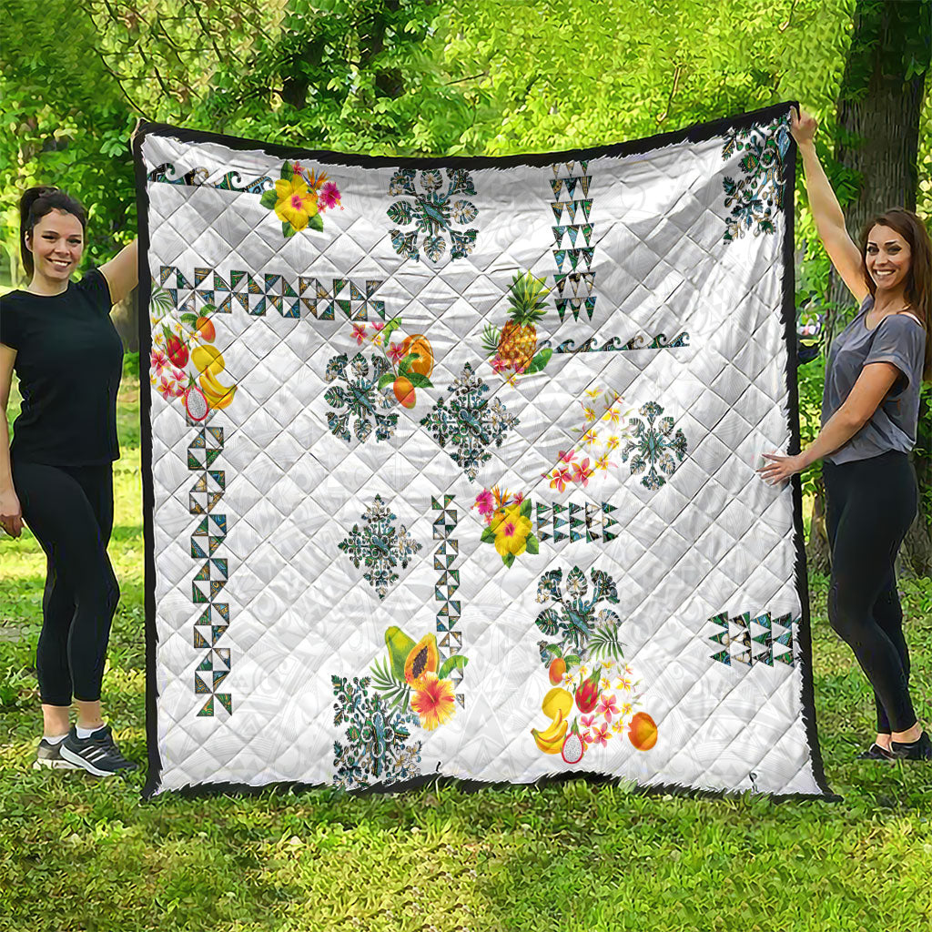 Hawaiian Quilts Quilt Tropical Fruits and Plants