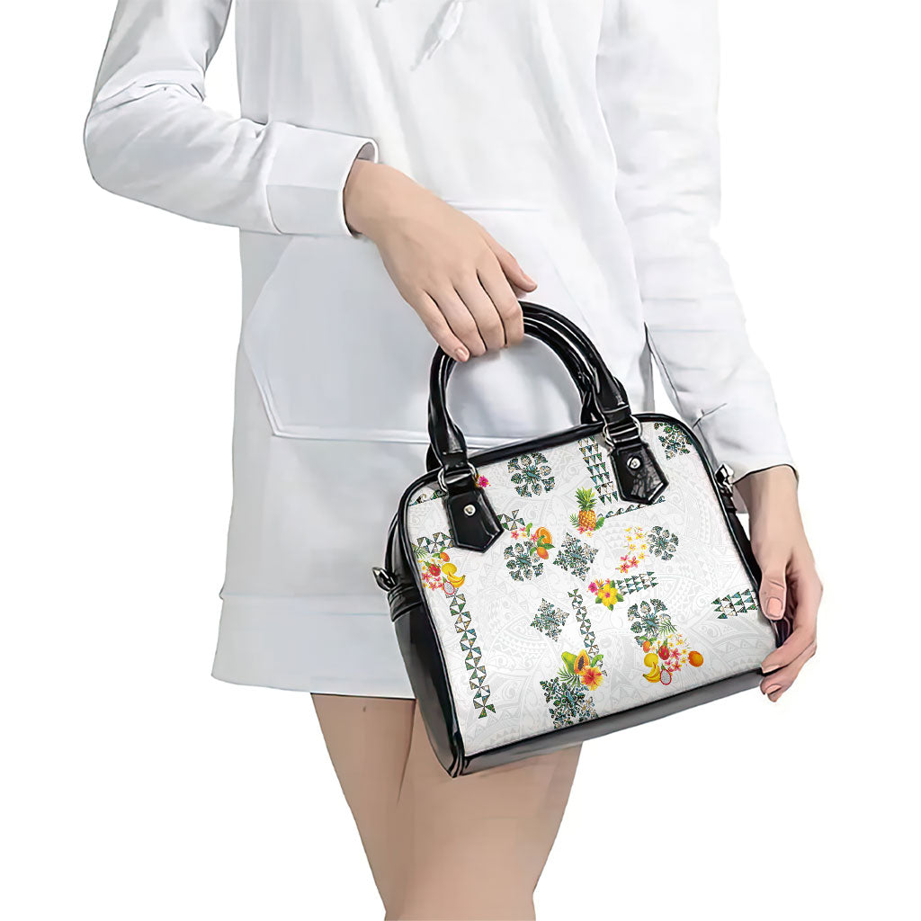 Hawaiian Quilts Shoulder Handbag Tropical Fruits and Plants
