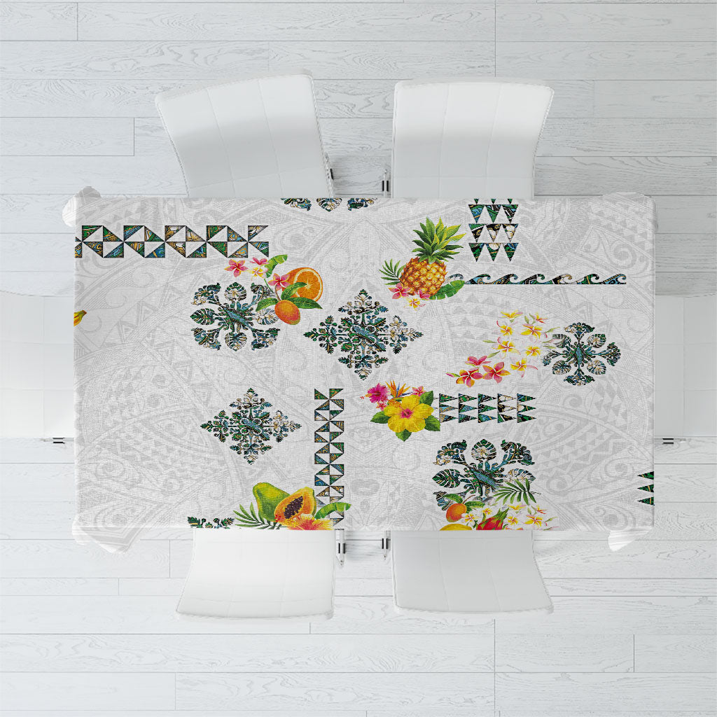 Hawaiian Quilts Tablecloth Tropical Fruits and Plants