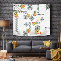 Hawaiian Quilts Tapestry Tropical Fruits and Plants