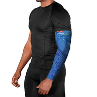 Tuvalu Heritage Arm Sleeves Map of the Islands and Polynesia Pattern