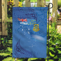 Tuvalu Heritage Garden Flag Map of the Islands and Polynesia Pattern