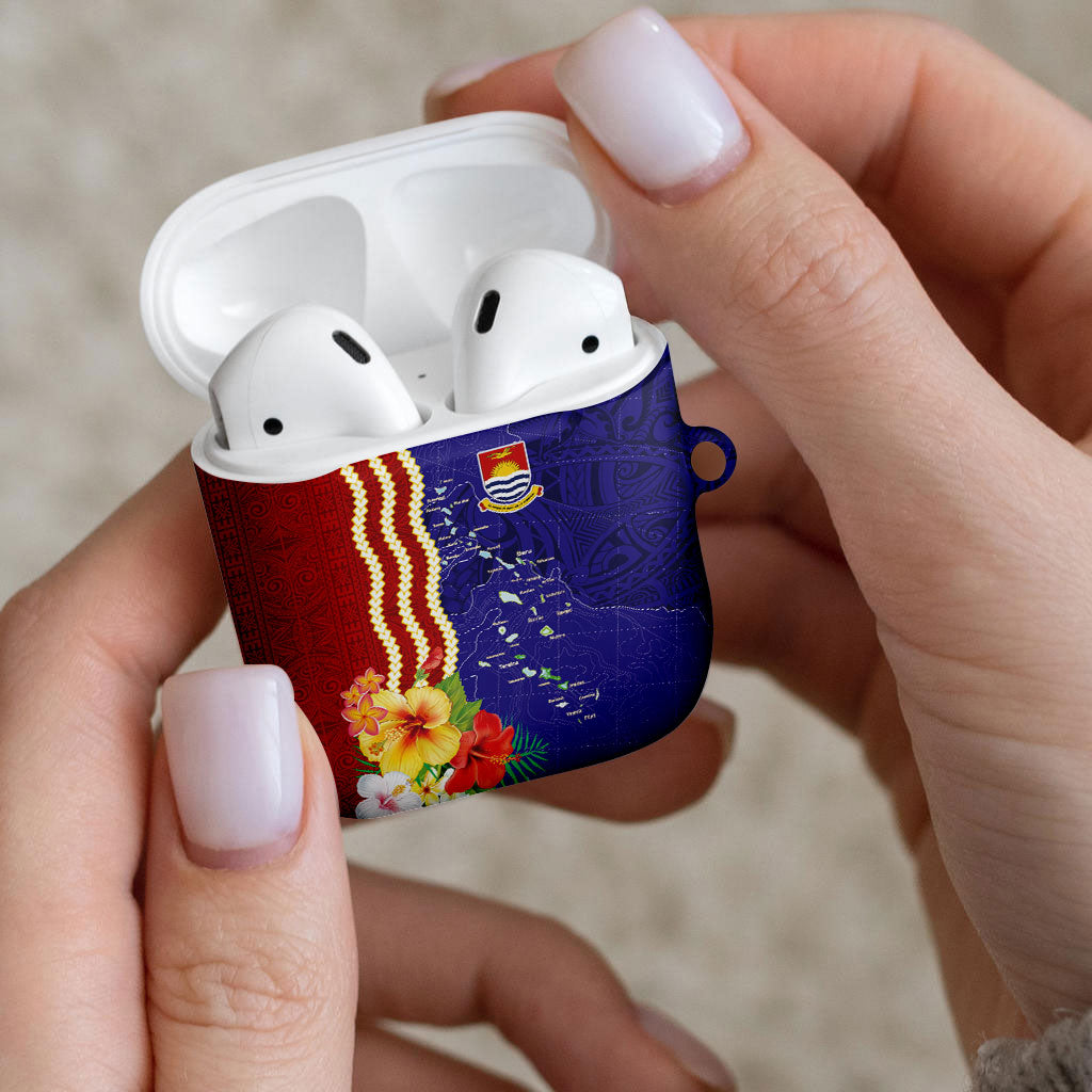Kiribati Heritage AirPods Case Map of the Islands and Polynesia Pattern