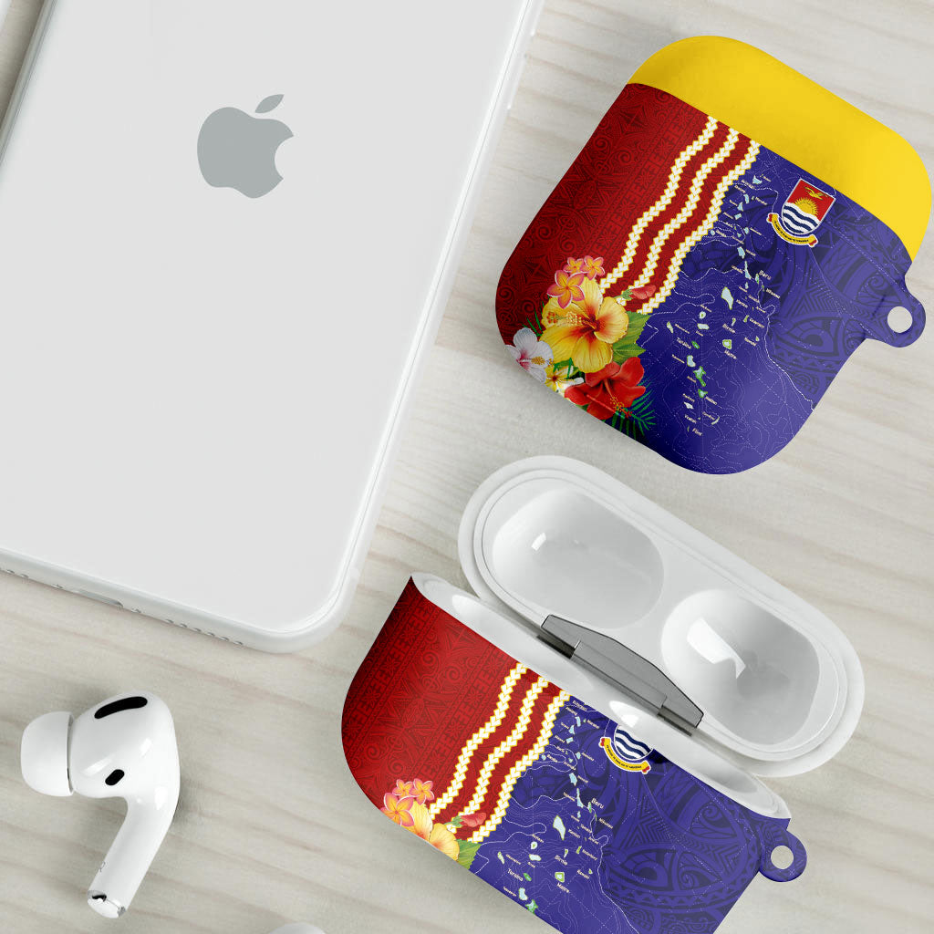 Kiribati Heritage AirPods Case Map of the Islands and Polynesia Pattern