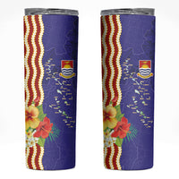 Kiribati Heritage Skinny Tumbler Map of the Islands and Polynesia Pattern