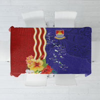 Kiribati Heritage Tablecloth Map of the Islands and Polynesia Pattern