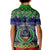 Pohnpei State Christmas Kid Polo Shirt Coat of Arms Beautiful Merry Xmas Snowflake LT03 - Polynesian Pride