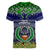 pohnpei-state-christmas-women-v-neck-t-shirt-coat-of-arms-beautiful-merry-xmas-snowflake