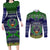 personalised-pohnpei-state-christmas-couples-matching-long-sleeve-bodycon-dress-and-long-sleeve-button-shirts-coat-of-arms-beautiful-merry-xmas-snowflake