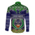 personalised-pohnpei-state-christmas-long-sleeve-button-shirt-coat-of-arms-beautiful-merry-xmas-snowflake