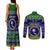 personalised-chuuk-state-christmas-couples-matching-tank-maxi-dress-and-long-sleeve-button-shirts-coat-of-arms-beautiful-merry-xmas-snowflake