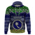 Personalised Chuuk State Christmas Hoodie Coat of Arms Beautiful Merry Xmas Snowflake LT03 Blue - Polynesian Pride