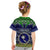 Personalised Chuuk State Christmas Kid T Shirt Coat of Arms Beautiful Merry Xmas Snowflake LT03 - Polynesian Pride