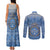 kosrae-christmas-couples-matching-tank-maxi-dress-and-long-sleeve-button-shirts-coat-of-arms-beautiful-merry-xmas-snowflake