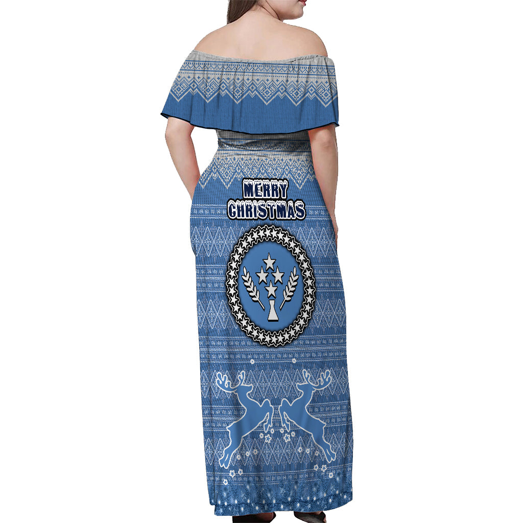kosrae-christmas-off-shoulder-maxi-dress-coat-of-arms-beautiful-merry-xmas-snowflake