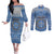 personalised-kosrae-christmas-couples-matching-off-the-shoulder-long-sleeve-dress-and-long-sleeve-button-shirts-coat-of-arms-beautiful-merry-xmas-snowflake