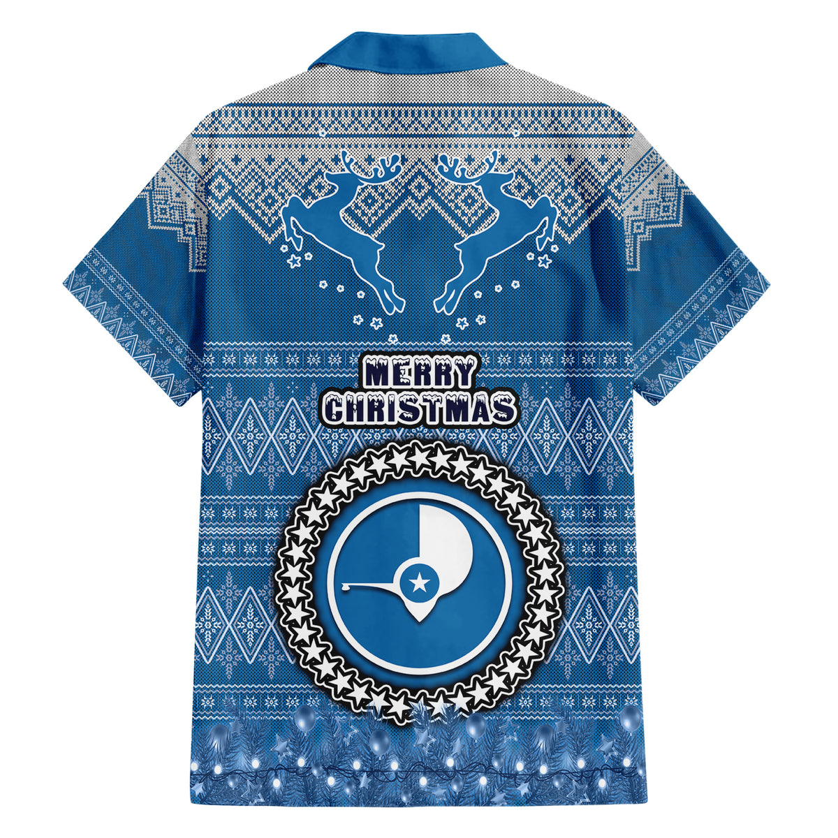 yap-christmas-hawaiian-shirt-coat-of-arms-beautiful-merry-xmas-snowflake
