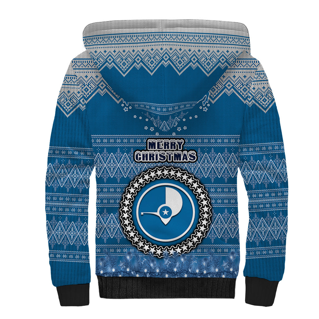 yap-christmas-sherpa-hoodie-coat-of-arms-beautiful-merry-xmas-snowflake