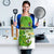 Cook Islands Va'a Race Apron Te Tatau Tattoos Sporty Style Green-White Color - Polynesian Pride