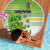 Cook Islands Va'a Race Beach Blanket Te Tatau Tattoos Sporty Style Green-White Color - Polynesian Pride