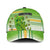 Cook Islands Va'a Race Classic Cap Te Tatau Tattoos Sporty Style Green-White Color - Polynesian Pride