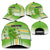 Cook Islands Va'a Race Classic Cap Te Tatau Tattoos Sporty Style Green-White Color - Polynesian Pride