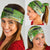 Cook Islands Va'a Race Neck Gaiter Te Tatau Tattoos Sporty Style Green-White Color - Polynesian Pride