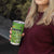 Personalised Cook Islands Va'a Race Tumbler Cup Te Tatau Tattoos Sporty Style Green-White Color - Polynesian Pride