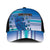 Cook Islands Va'a Race Baseball Net Cap Te Tatau Tattoos Sporty Style Light Blue Color - Polynesian Pride