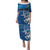 Personalised Cook Islands Va'a Race Puletasi Te Tatau Tattoos Sporty Style Light Blue Color - Polynesian Pride