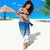 Cook Islands Va'a Race Sarong Te Tatau Tattoos Sporty Style Light Blue Color - Polynesian Pride