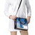 Cook Islands Va'a Race Shoulder Handbag Te Tatau Tattoos Sporty Style Light Blue Color - Polynesian Pride